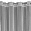 ZÁCLONA NA KROUŽCÍCH NOELIA 140X250 CM STŘÍBRNÁ
