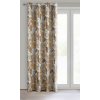 ZATEMŇOVACÍ ZÁVĚS NA KROUŽCÍCH ADEL 140X250 CM VZOROVANÁ