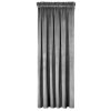 ZATEMŇOVACÍ ZÁVĚS NA PÁSCE MALANIE 140X270 CM ŠEDÁ