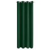 ZATEMŇOVACÍ ZÁVĚS NA KROUŽCÍCH BLACKOUT 135X250 CM TMAVĚZELENÁ