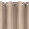 ZATEMŇOVACÍ ZÁVĚS NA KROUŽCÍCH LOGAN 135X250 CM BÉŽOVÁ