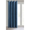 ZATEMŇOVACÍ ZÁVĚS NA KROUŽCÍCH ROSA 140X250 CM MODRÁ