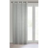ZÁVĚS NA KROUŽCÍCH KENDAL 140X250 CM STŘÍBRNÁ