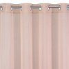 ZÁCLONA NA KROUŽCÍCH REBECCA 140X250 CM RŮŽOVÁ