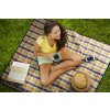 PIKNIKOVÁ DEKA HARMONY 130X145 CM VZOROVANÁ