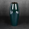 DEKORAČNÍ VÁZA AMORA 12X30 CM TMAVĚZELENÁ