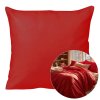poszewka satyna bawelna czerwony 029 40x40