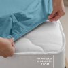 przescieradlo jersey elastan z gumka blue niebiesk