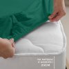 przescieradlo jersey elastan z gumka green zielony