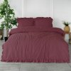 posciel bawelniana raspberry 160x200 p stonewashe
