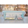 glasslock pojemnik duo prostokatny blekit 670ml