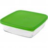 simax miska kwadratowa z zielona pokrywka 15 cm