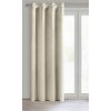 ZATEMŇOVACÍ ZÁVĚS NA KROUŽCÍCH ROSA 140X250 CM BÉŽOVÁ