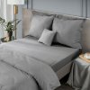 MAKOSATENOVÉ PROSTĚRADLO NOVA 160X200 CM, VÝŠKA 30CM ŠEDÉ