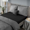 ELASTICKÉ JERSEY PROSTĚRADLO 200X220 CM, VÝŠKA 30 CM ČERNÁ