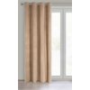 ZATEMŇOVACÍ ZÁVĚS NA KROUŽCÍCH MELANIE 140X250 CM TMAVĚBÉŽOVÁ