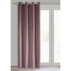 ZATEMŇOVACÍ ZÁVĚS NA KROUŽCÍCH PIERRE 140X250 CM PÚDROVĚ RŮŽOVÁ