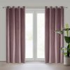 ZATEMŇOVACÍ ZÁVĚS NA KROUŽCÍCH PIERRE 140X250 CM PÚDROVĚ RŮŽOVÁ