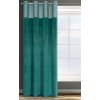 ZATEMŇOVACÍ ZÁVĚS NA KROUŽCÍCH AGNES 140X250 CM TYRKYSOVÁ