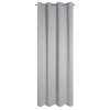 ZATEMŇOVACÍ ZÁVĚS NA KROUŽCÍCH AMARO 135X250 CM ŠEDÁ