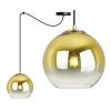 lampa wiszaca zwis zloty klosz spider bergen gold
