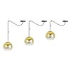 lampa wiszaca zwis zloty klosz spider bergen gold