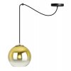 lampa wiszaca zwis zloty klosz spider bergen gold