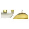 lampa wiszaca stylowa na listwie zlote klosze kule bergen gold