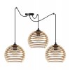 lampa wiszaca typu pajak drewniane klosze spider timber