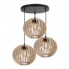 drewniana regulowana lampa wiszaca timber w stylu rustykalnym