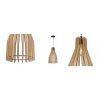 lampa timber wiszaca designerska z drewnianym kloszem