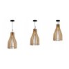 lampa timber wiszaca designerska z drewnianym kloszem
