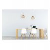 nowoczesna lampa wiszaca zyrandol timber klosz drewniany