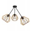 nowoczesna lampa wiszaca trio timber drewniane klosze