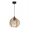 lampa wiszaca z drewanianym kloszem zyrandol timber