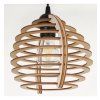 lampa wiszaca z drewanianym kloszem zyrandol timber