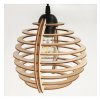 lampa wiszaca z drewanianym kloszem zyrandol timber