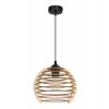 lampa wiszaca z drewanianym kloszem zyrandol timber