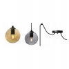 lampa wiszaca typu loft ze szklanym kulistym kloszem