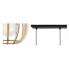 lampa wiszaca zyrandol drewniane klosze timber rustykalna