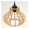 nowoczesna lampa spider timber drewniane klosze z regulacja