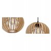 drewniana lampa timber do kuchni w stylu skandynawskim
