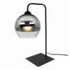 nowoczesna lampka nocna stolowa szklana kulka