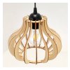lampa wiszaca spider timber nowoczesny zyrandol drewniany