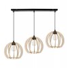 nowoczesna lampa wiszaca timber drewniane klosze