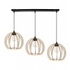 nowoczesna lampa wiszaca timber drewniane klosze