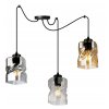 lampa wiszaca regulowana nowoczesna z kloszami ze szkla
