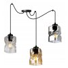 lampa wiszaca regulowana nowoczesna z kloszami ze szkla