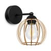 nowoczesna lampa kinkiet scienny drewniany led timber