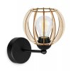 nowoczesna lampa kinkiet scienny drewniany led timber